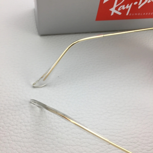 LIKE NEW RayBan Aviator RB3025 Brown Lenses Ray ban Sunglasses - Picture 7 of 13